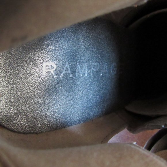 Rampage High Heel Ankle Boot Tan Suede Size Womens US 6M UK 4 EUR 36 - Picture 6 of 7